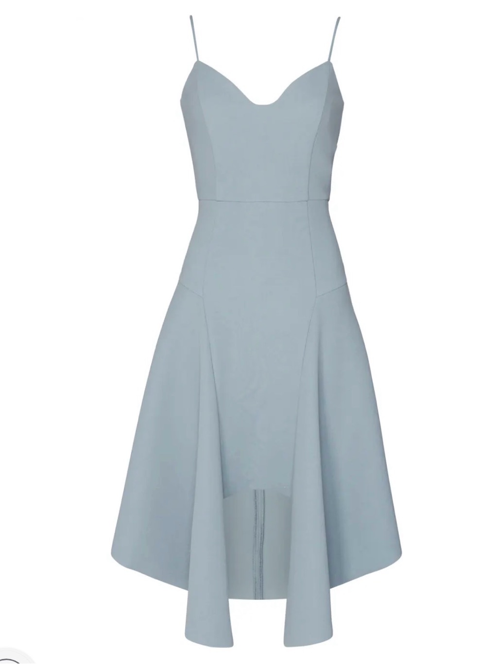 Elliatt Powder Blue High-Low Spaghetti Strap Dress